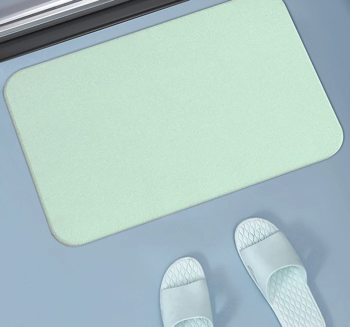 China manufacturer diatomaceous earth bath mat OEM color