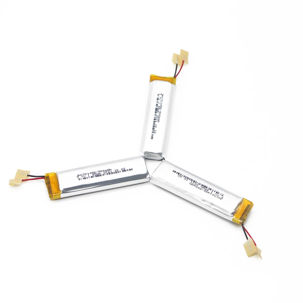 Best sale JHY lifepo4 701450 3.7v 500mAh lithium ion battery for speaker box