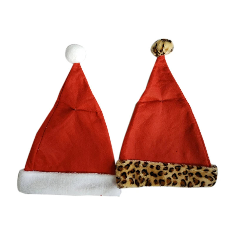 merry christmas holiday decoration felt santa hat christmas decoration supplies