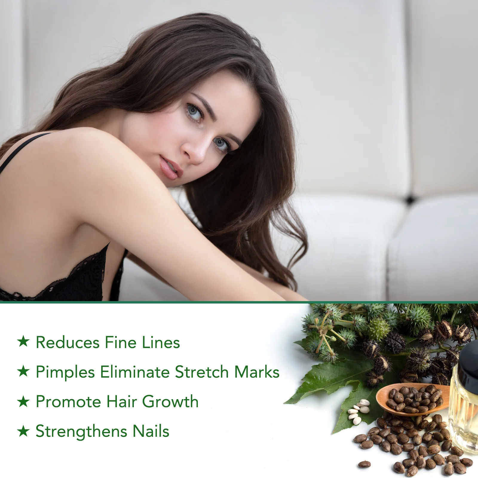 Jamaican Black Castor Oil Hair Growth Stimulate for Nourishes Scalp