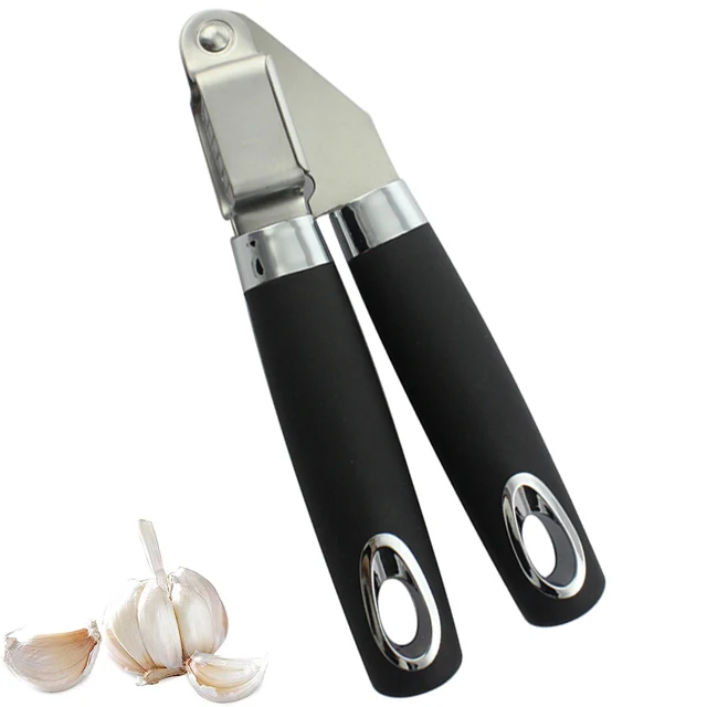 New item stainless steel garlic press slicer
