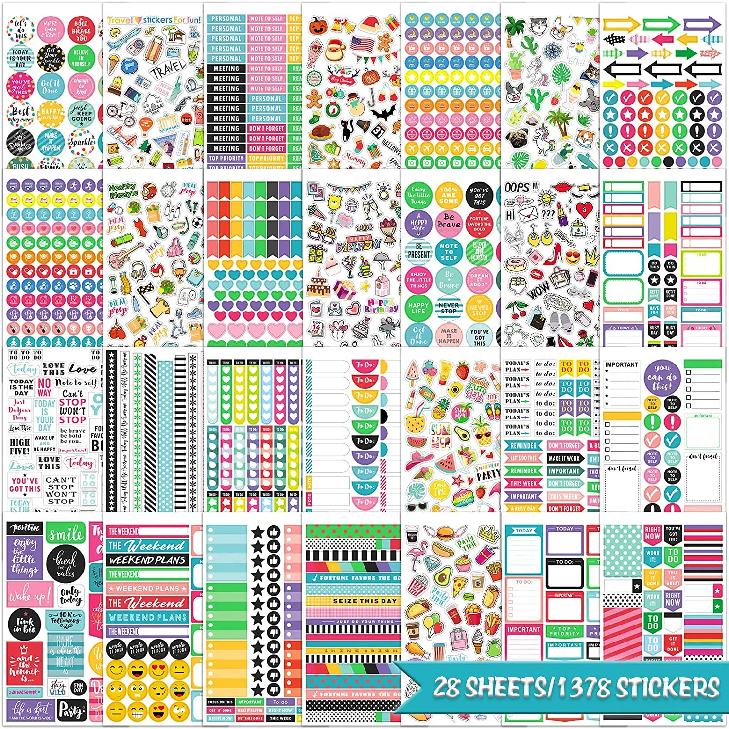 Custom Printing Monthly Weekly Planner budget Journal Decorative Paper Sticker Book