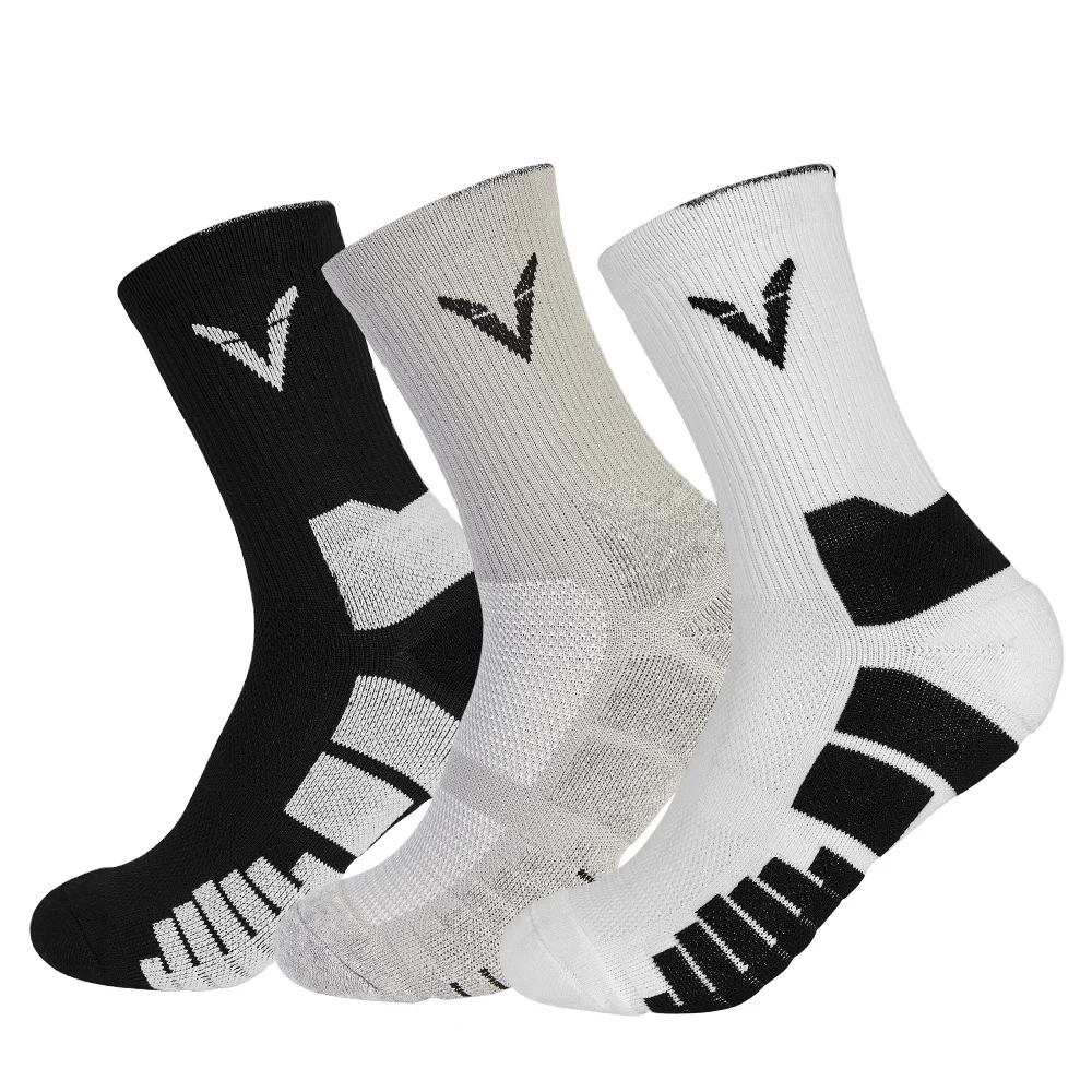 New Designer Customize Logo Basketball Socks Protection System Compression Breathable Sport Sock