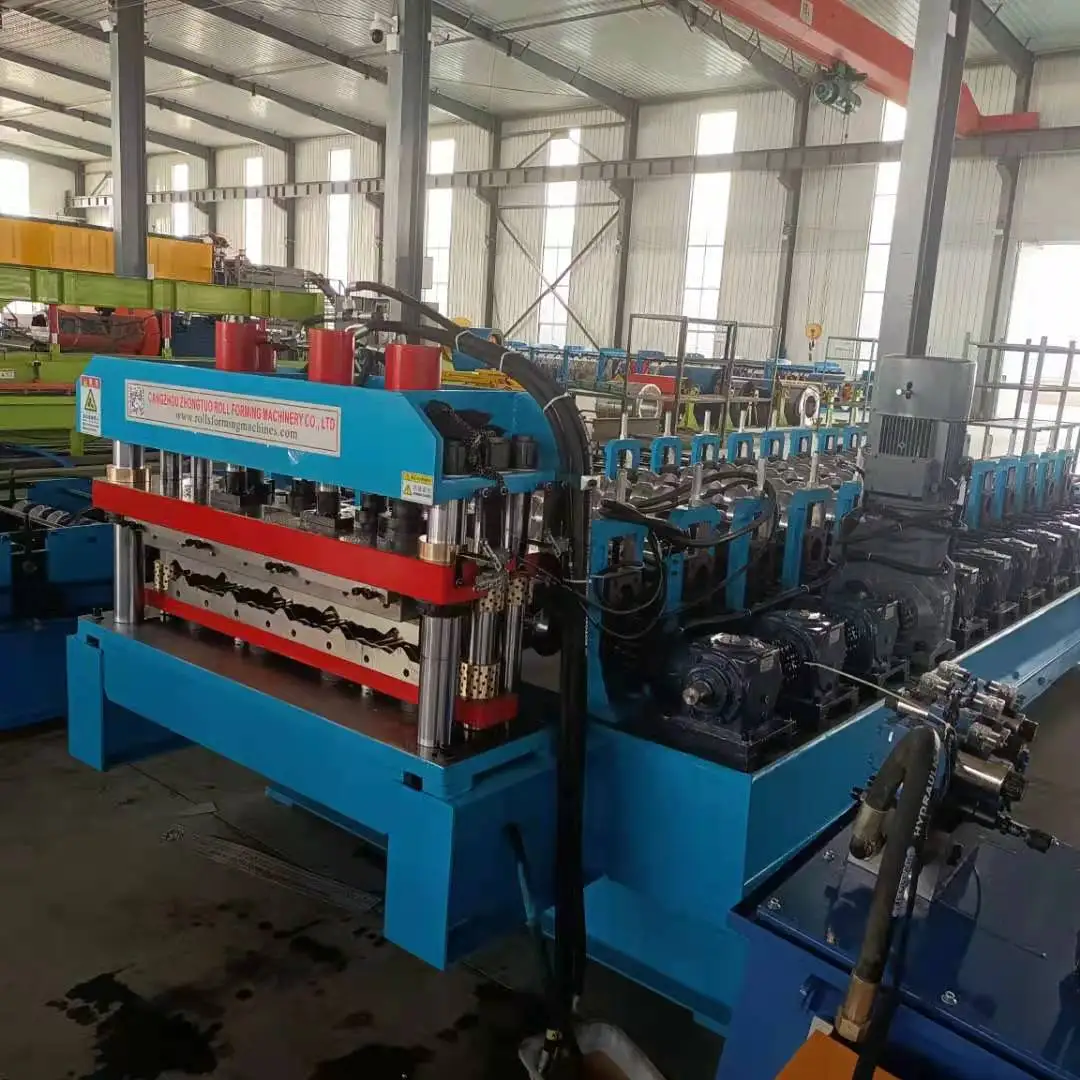 ZTRFM OEM ODM Customized High Speed Galvanized Roofing Sheet Roof Tile Roof Panel Making Machine