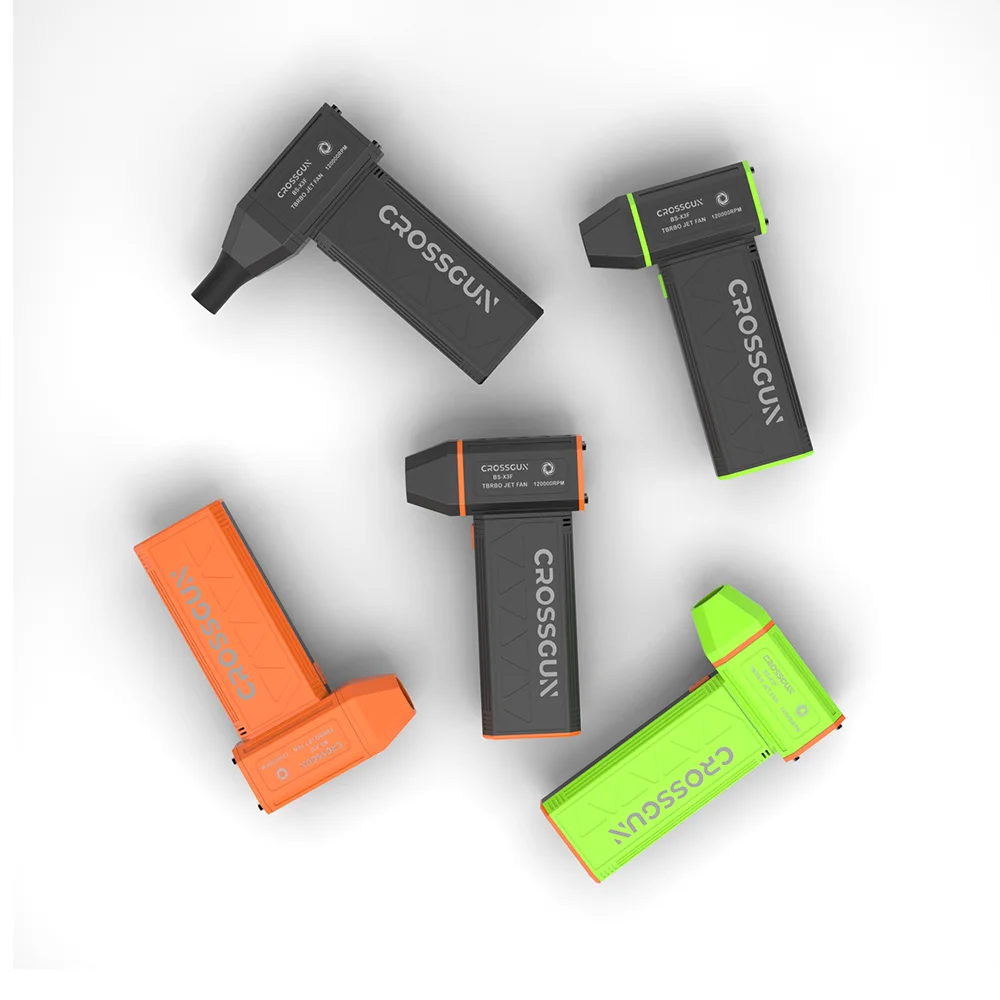 CROSSGUN 120000rpm portable turbo violent fan air blower gun electric portable blower fan Powerful Mini Jet Fan