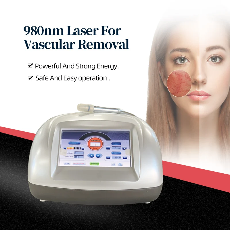 spider vein blood vessel removal beauty machine 980 laser beauty equipment Vascular Veins Laser Machine
