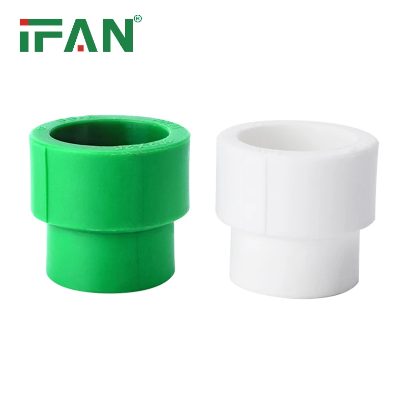 IFAN Factory Direct Sale PPR Green Reducer Socket 20-110mm PN25 PPR Fittings