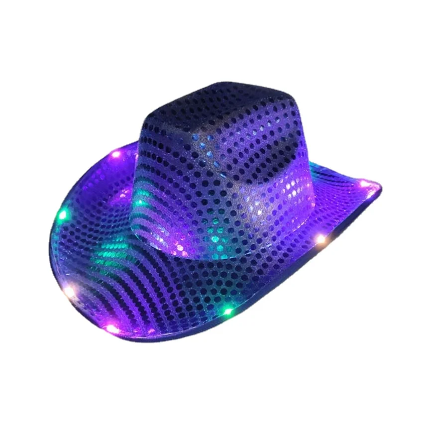 2024 маскарадное платье светодиодная шляпа для вечеринки шапки новинок