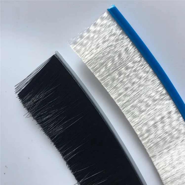CMX hot-melting plastic channel flexible strip weather brush