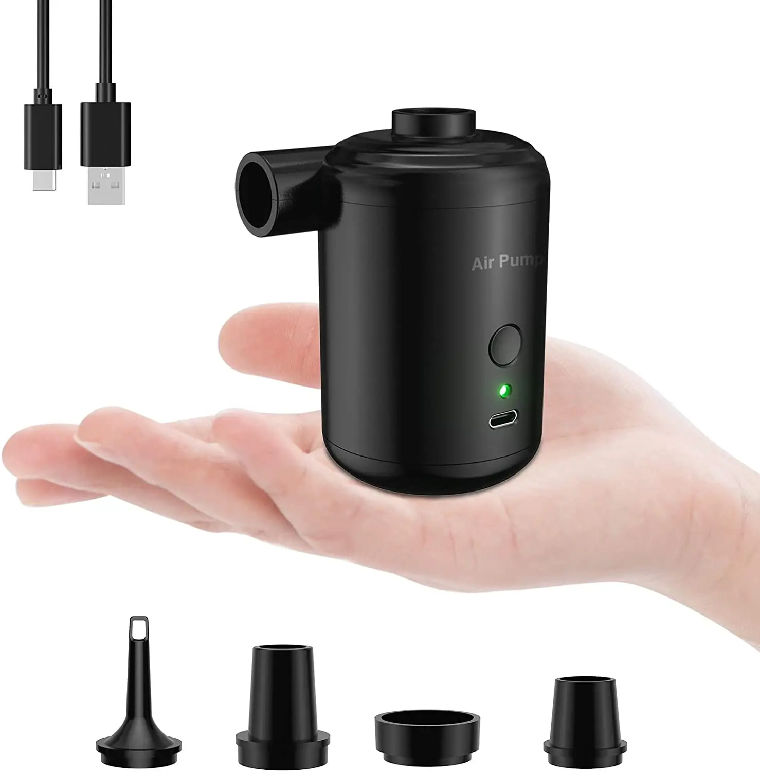 Patent model New design USB air electric storage bag pump for boat outdoor camping mattress