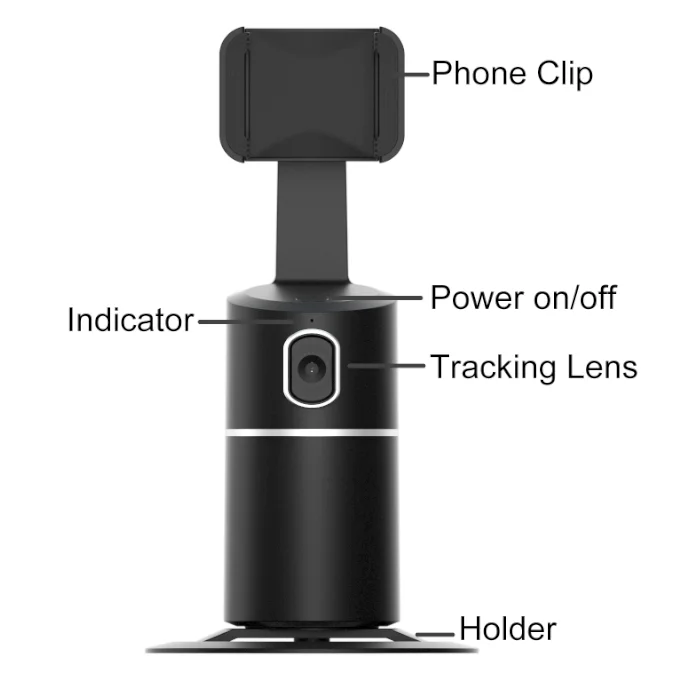 Новый поворотный USB-держатель для мобильного телефона с аккумулятором на 360
