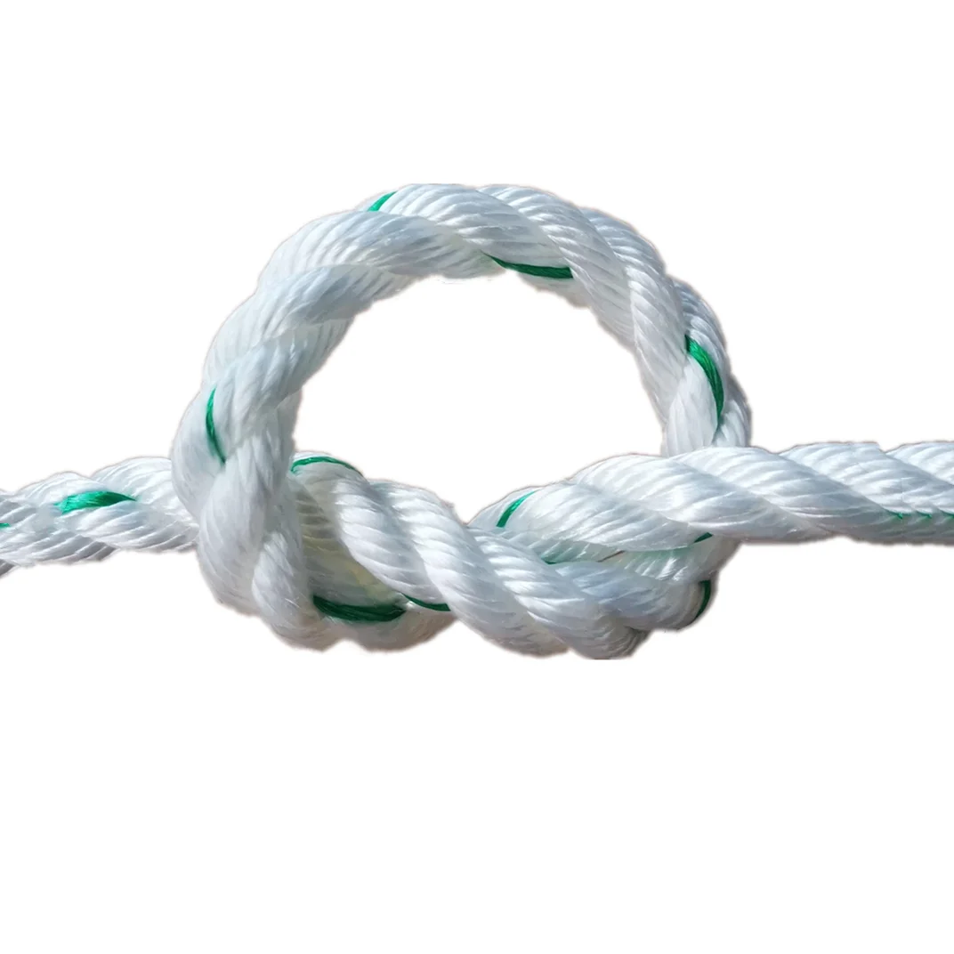 Polydac Combo 3 Strands Twisted Utility & Towing Rope Woven PP Nylon PE PET Material Coil Roll Packing for Agriculture & Mooring