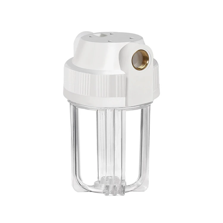 Household 5 inch Jumbo Clear Pre Filter Housing For Bathroom