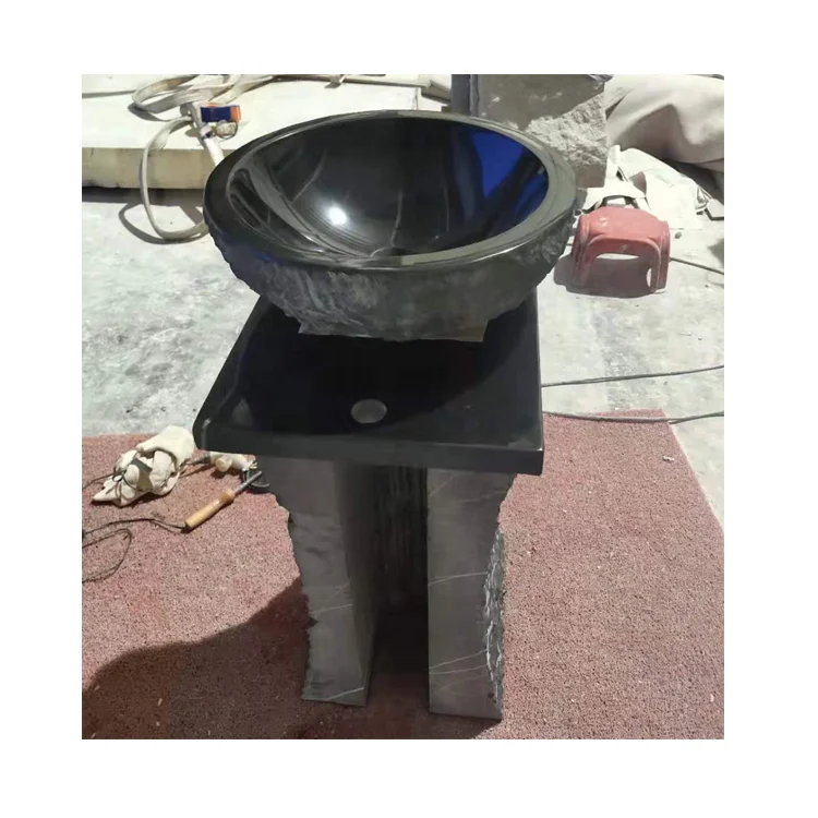 malaysia cheap round circular outdoor pedestal wash basin