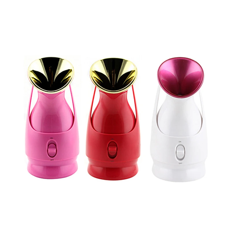 Портативный отпариватель для лица в форме цветка, нано-распылитель тумана, распылитель тела для лица, небулайзер