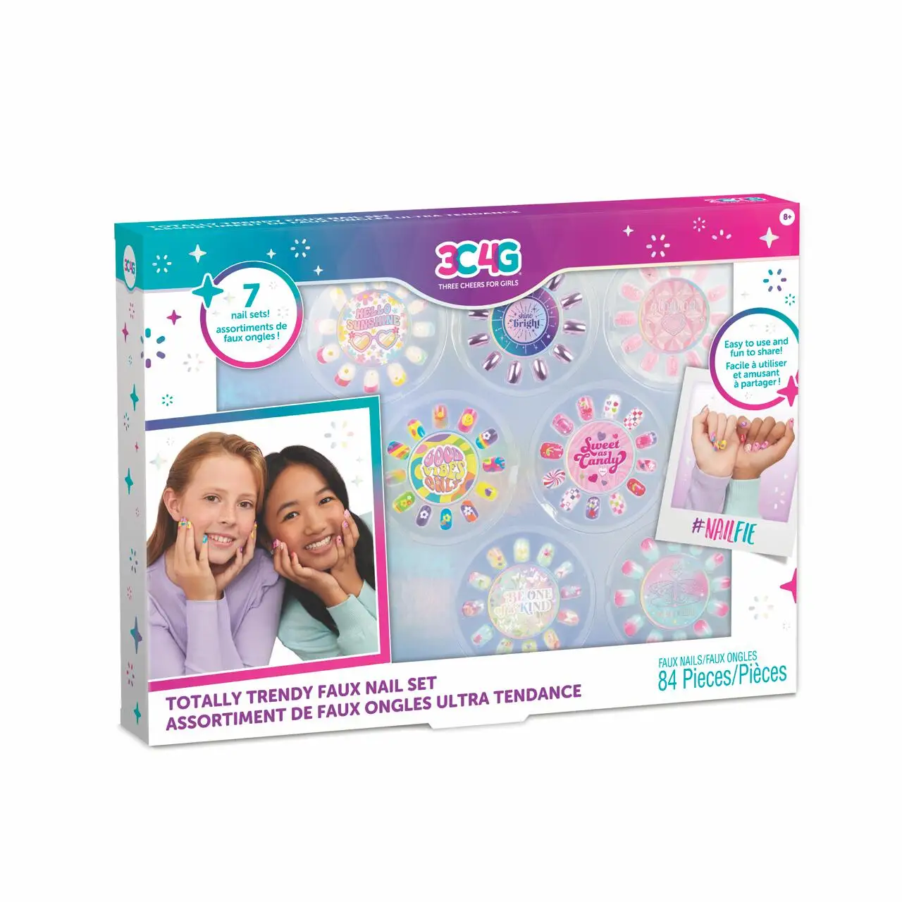 Оптовая продажа, сделай это real3C4G, модная наклейка для ногтей, набор детских игрушек, нетоксичный, безвкусный, без вреда