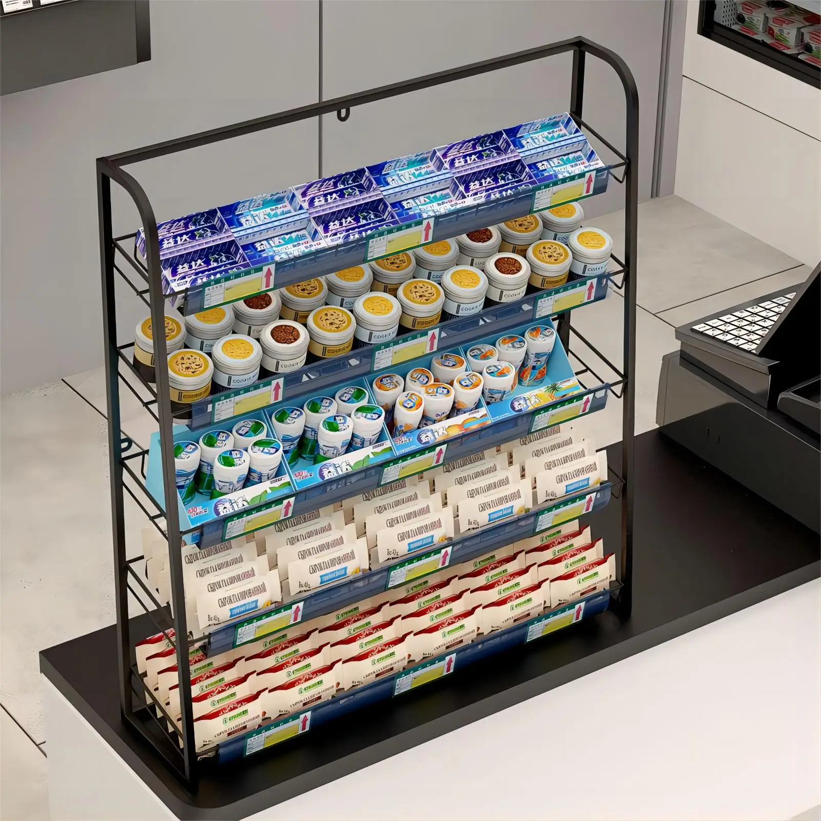 Hot Sale Storage Metal Candy Display Rack For Shop Display