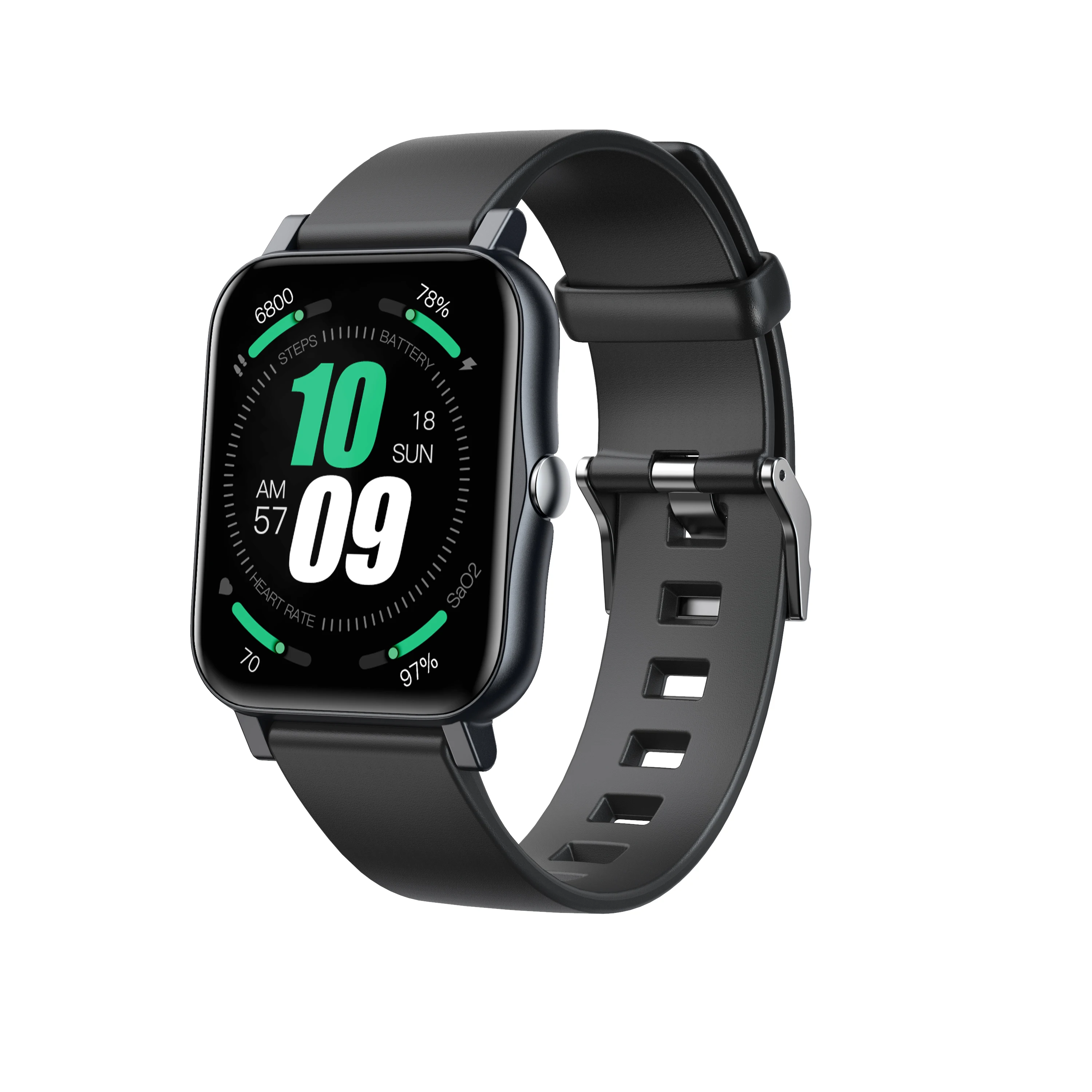 Blood Oxygen Saturation Smart Bracelet with Gps Tracker Sports Health Monitoring Square S80 Smart Watch for Women