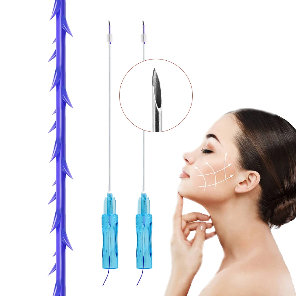 Beauty Clinic Hilos Face Lifting Faden 23G 60mm Type B Threads Cog 4D Lift Korean Pdo