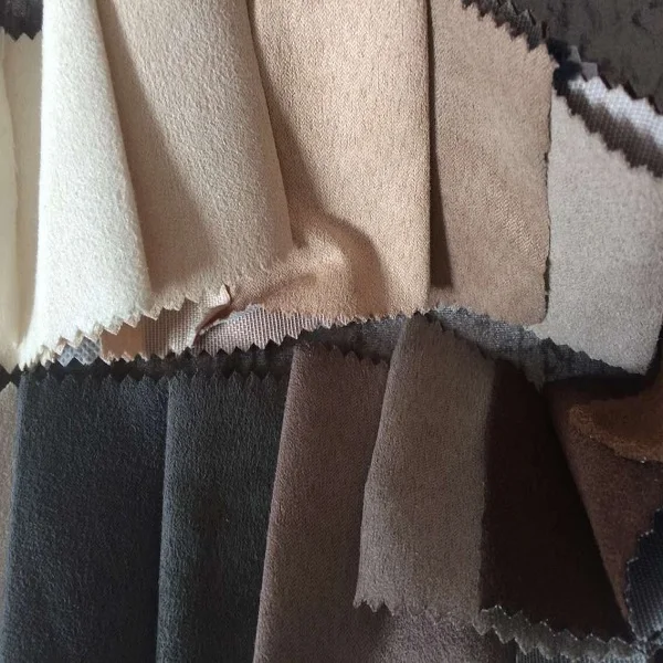 100%polyester thin woven faux suede fabric for upholstery fabric
