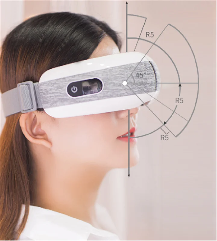 Electric Hot Heat Heating Warm Eye Mask Massager With Air Pressure