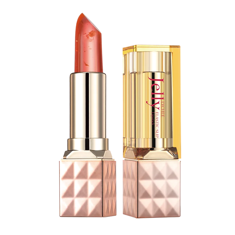 Alobon Litchi Smoothing Organic Natural Frozen Gold Private Label Foil Warm Change Lip Gloss