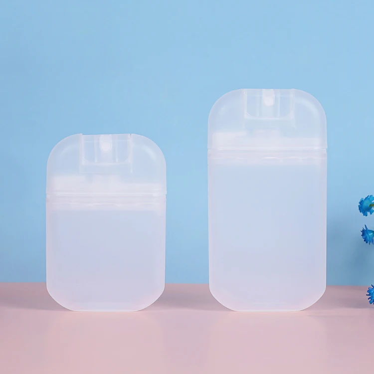 Новый дезинфицирующее средство для рук 20 мл 30 мл 50 мл u-образная форма портативный без уплотнения карман кредитной карты плоский мини-распылитель духи