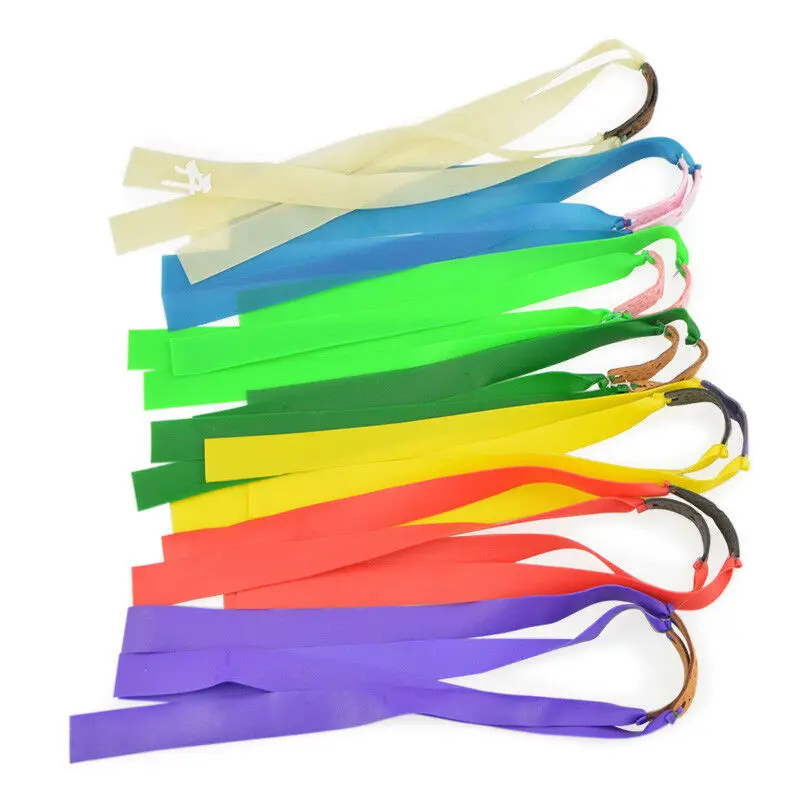 natural emulsion  rubber bands Hunting Slingshot different size