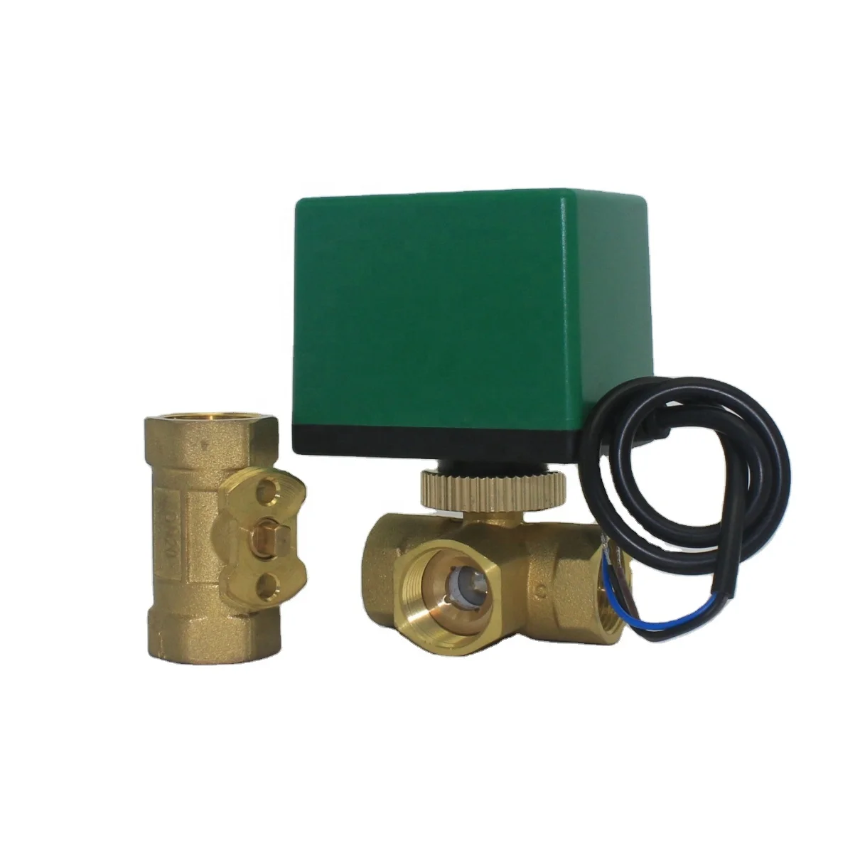 220v 1/2 3/4 1 inch 2 way 3way motorized control ball valve with electric actuator
