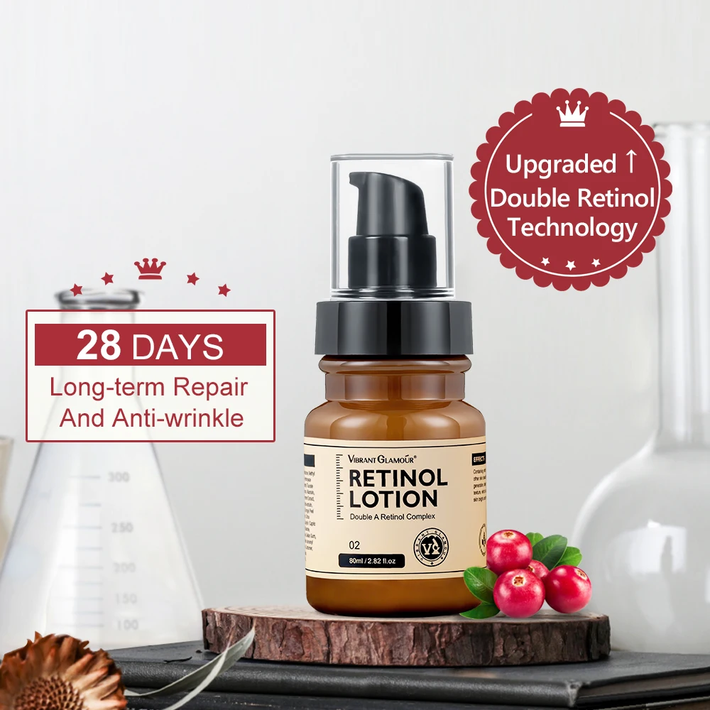 VIBRANT GLAMOUR VA Anti Aging Firming Remove Wrinkle Fade Fine Lines Moisturizing Lifting Lighten Skin Tone Retinol Lotion