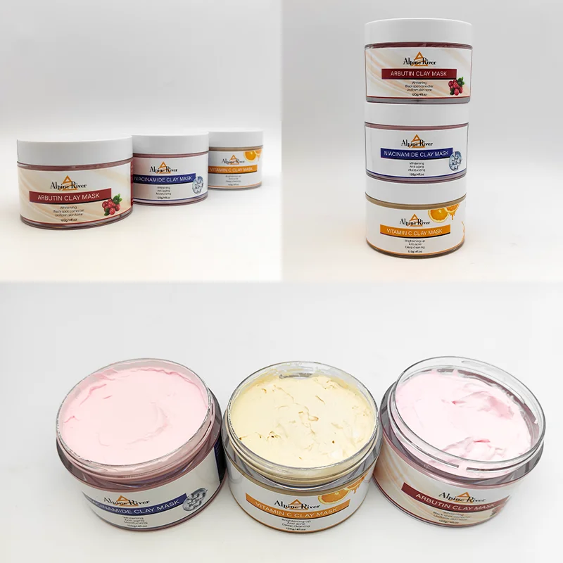 OEM Wholesale Korea Skin Care Products Natural Organic Skin Whitening And Brightening Even Complexion Beauty Mask For Dark Skin