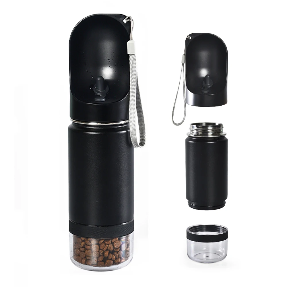 2 In 1 Dog Water Bottle Leak Proof Portable Dog Travel Water Bottle