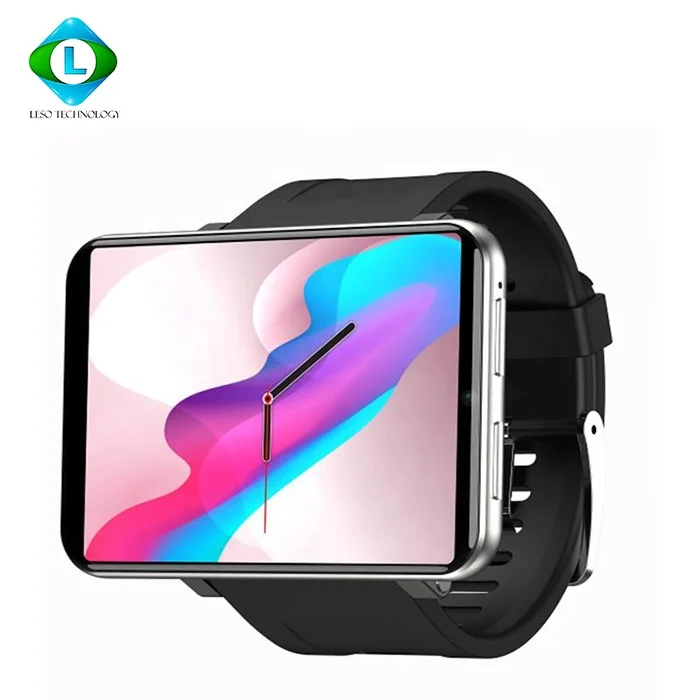 DM100 2,86 дюймов Android 7,1 Смарт-часы 3 ГБ + 32 ГБ, 4G, GPS, Wi-Fi, смарт-часы для мужчин, умные часы с экраном 2700 мАч батарея