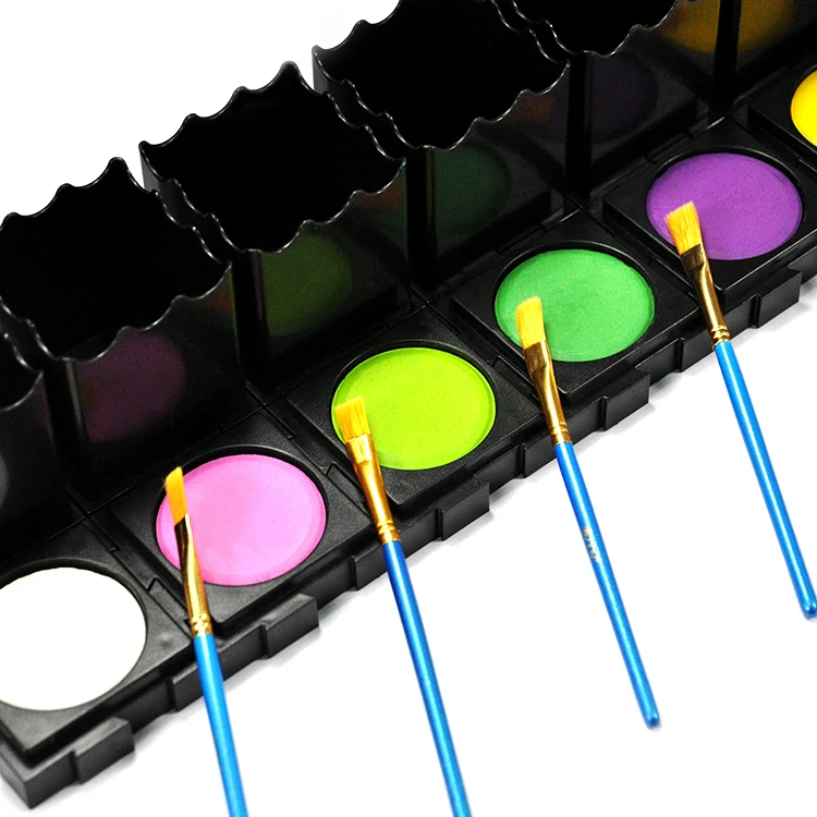 
8 Color Se-Art Jumbo Bright Layered Color Solid Paint Set For Art Painting 