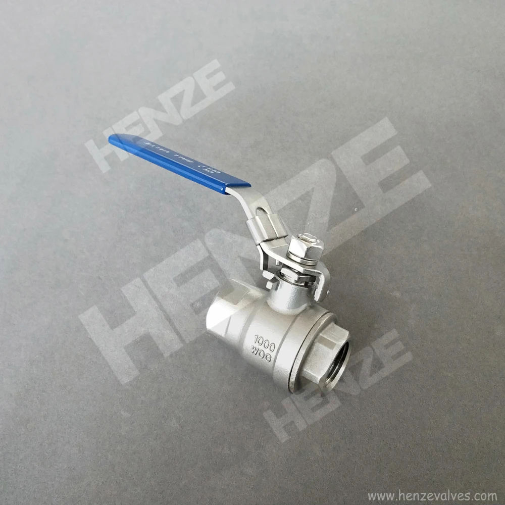 
SS304 SS316 Ball Valve Threaded Ends BSP NPT 