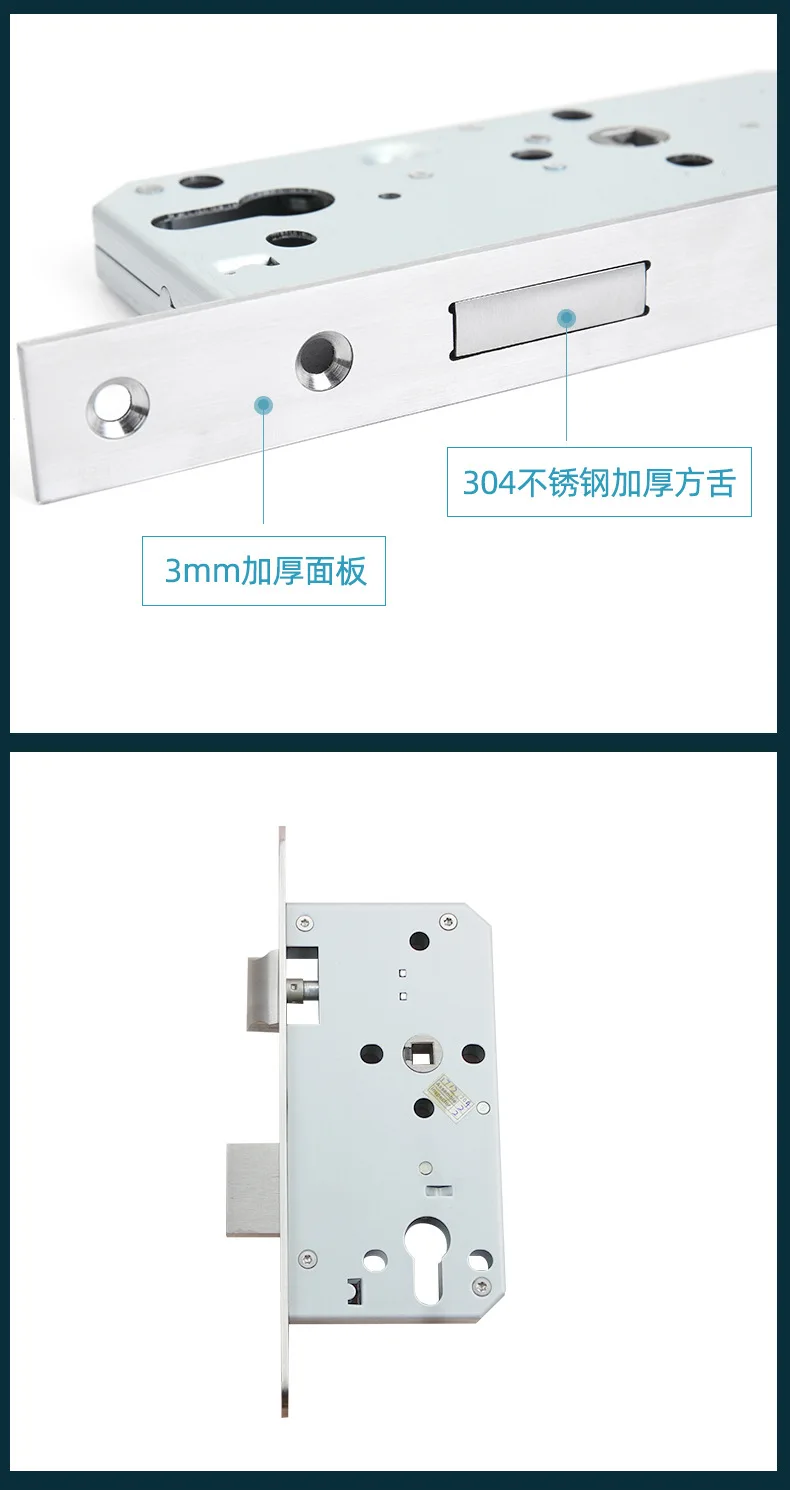 5572 euro fire rated gate door lock body split cylinder mortise lock for wooden door