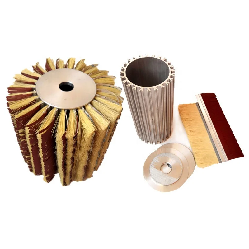 Sisal and Sand Paper Sanding Roller Brush for Wood Polishing