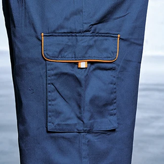 Construction Full Body Blue/Yellow Safety Work Wear Suits with Pockets Electrician Overalls for Men Workwear
