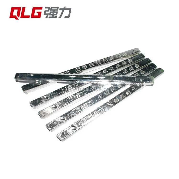 QLG High Quality No Clean Less Residue Soldering Sn63Cu37 Tin Lead Solder Bar 63 37