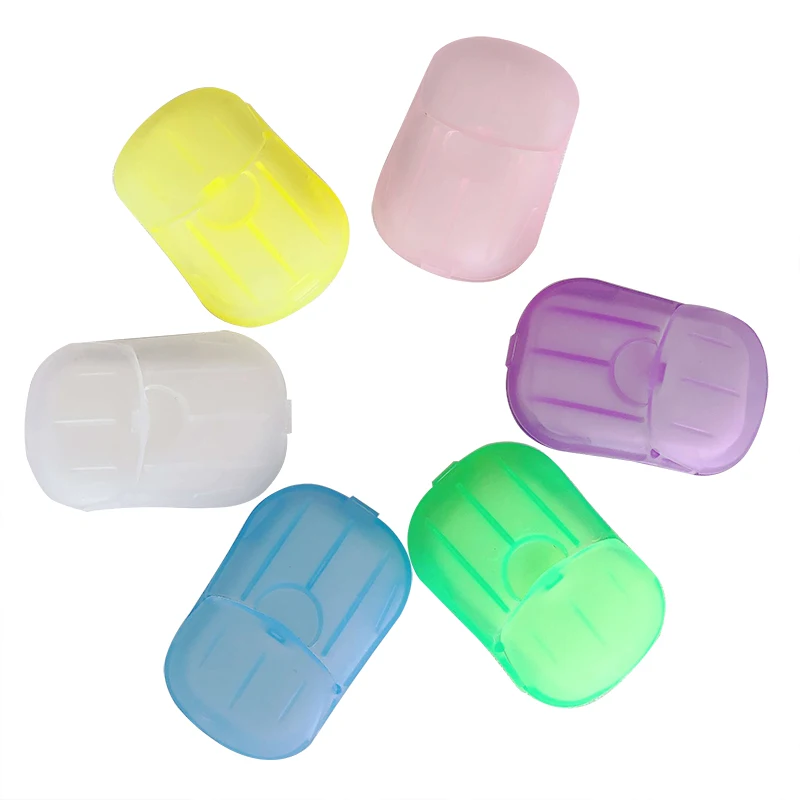 Wholesale Box Paper-Soap Slice Hand Washing Disposable Travel Portable Soap Paper