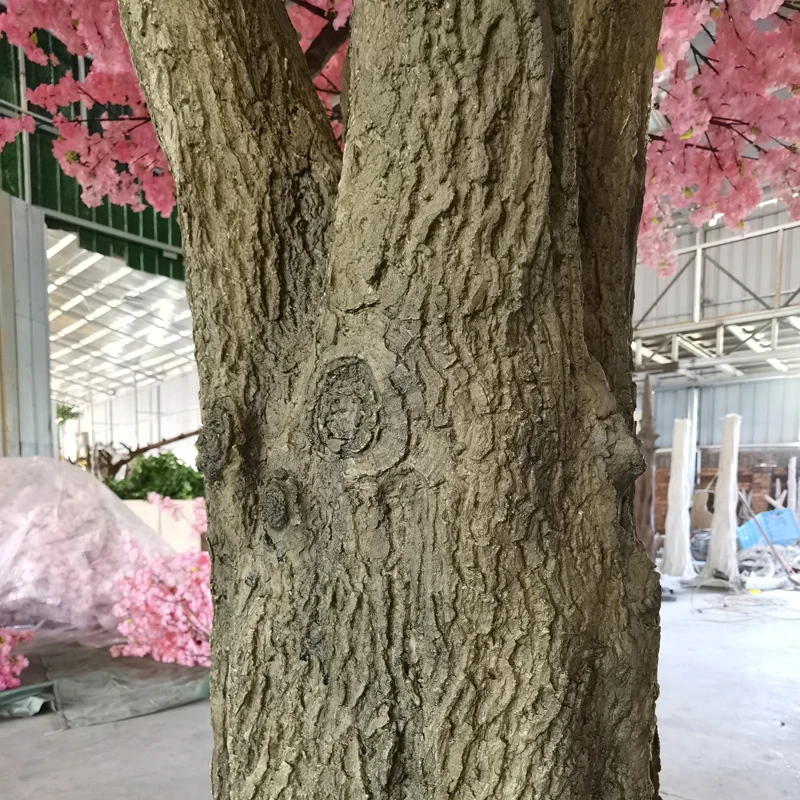Wholesale Factory Price Artificial Indoor Cherry Blossom Tree Pink Flower For Wedding Decorative