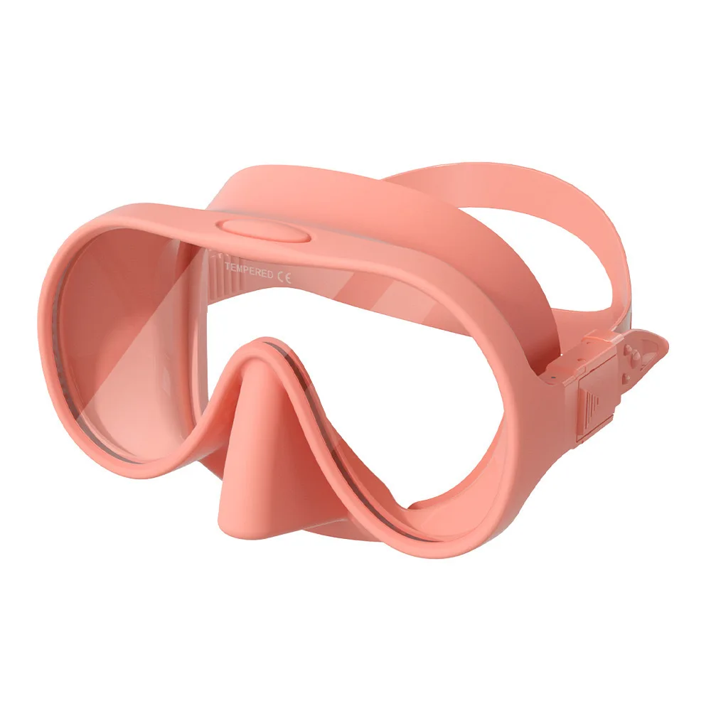 2024 New Arrival CE Certified Silicone Dry Snorkel Mask and Set Single Tempered Glass Diving Gear Equipment Diving masked set