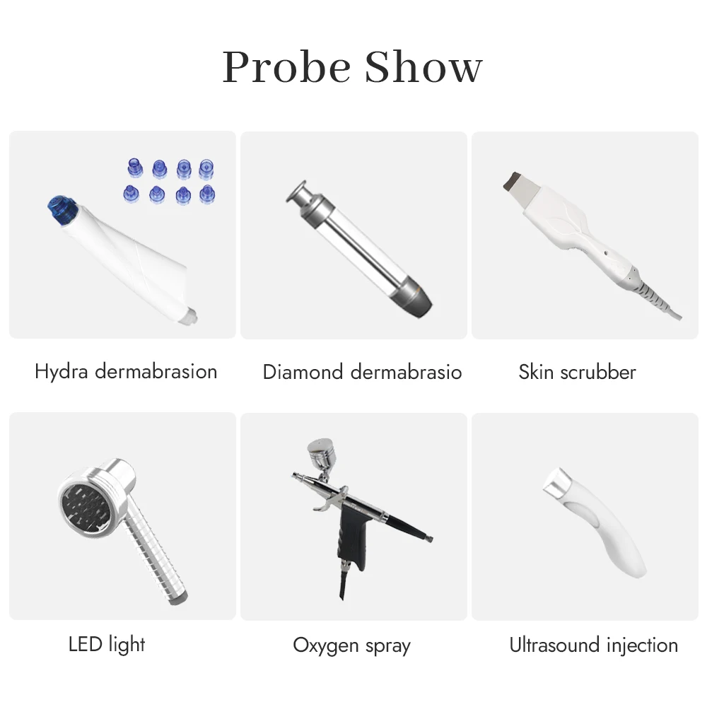 Hydro Facial Machine Oxygen Jet Peel Facial Rejuvenation Hydro Beauty Salon Equipment