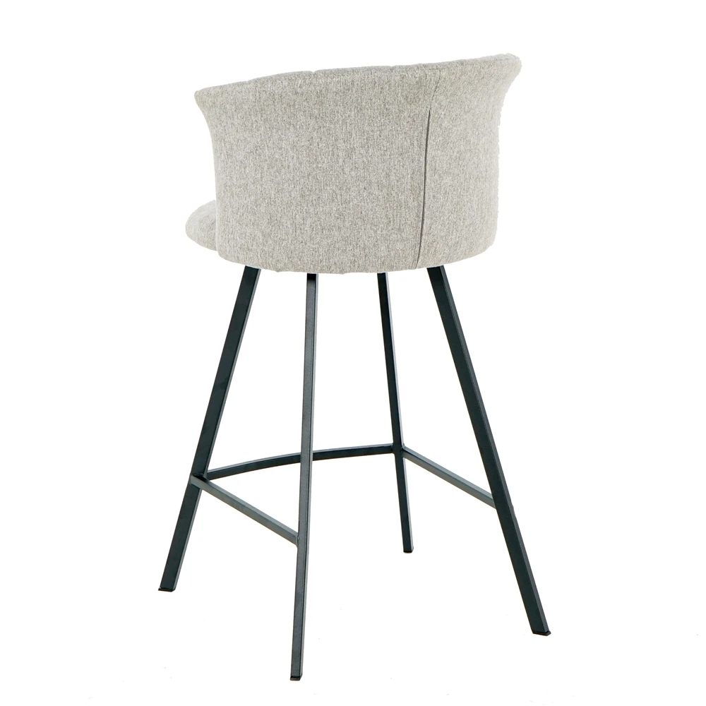 Bar Chair Nordic Tall Counter Furniture Metal Velvet Back Luxury Kitchen Modern High Stool Bar Chairs For Bar Table