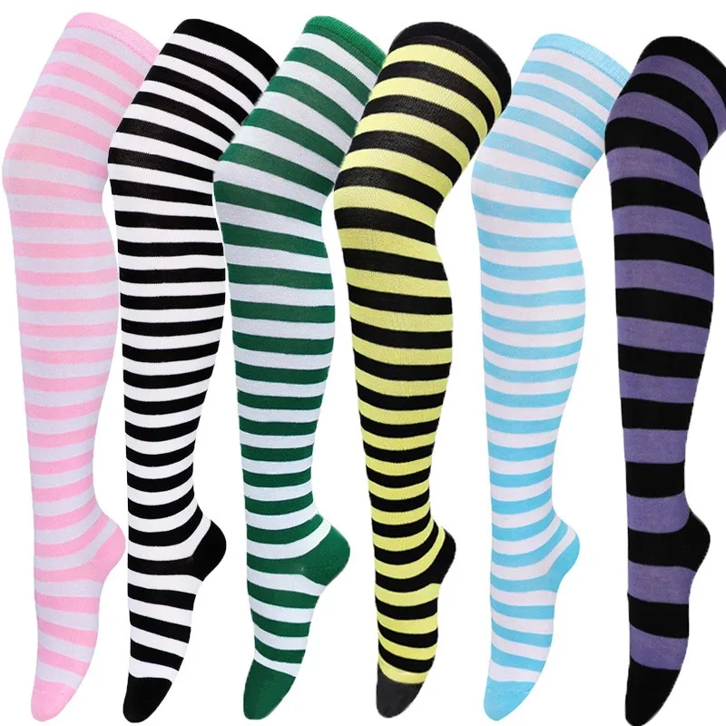 REMOULD custom dress over logo knee high knitted long socks women girls thigh high party socks wholesale custom