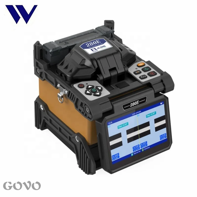 Brand new Fiber Optic Splicing machine  4.3 inch color screen JILONG 280E All-round Middle Trunk Line Fusion Splicer