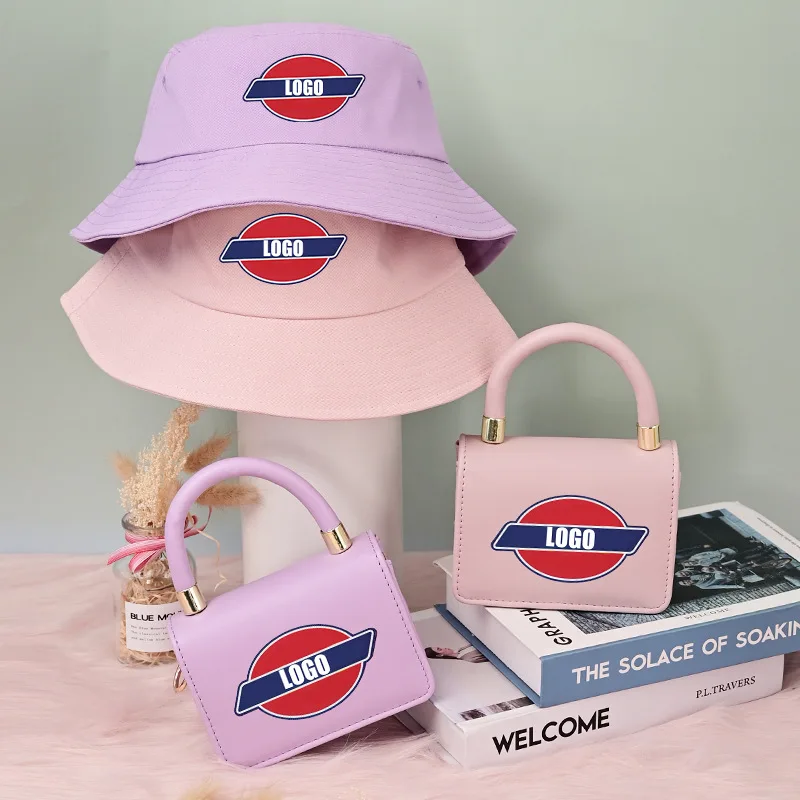 
High Quality Wholesale designer Handbags sunshade hats bucket hat and purse set 