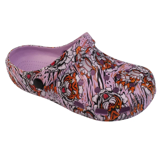 Fashionable eva unisex slipper  non slip outdoor footwear women sandal slide digital printing slippers