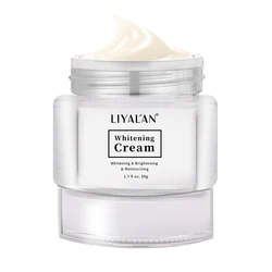 LIYALAN Best Full Face Freckle Lightening Bleaching Organic Black Skin Whitening Lotion Cream With Arbutin & Glutathione