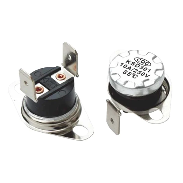 10A 16A 250V KSD Thermostat bakelite and ceramics Bimetal temperature Control for Sandwich oven KSD301 thermal switch thermostat